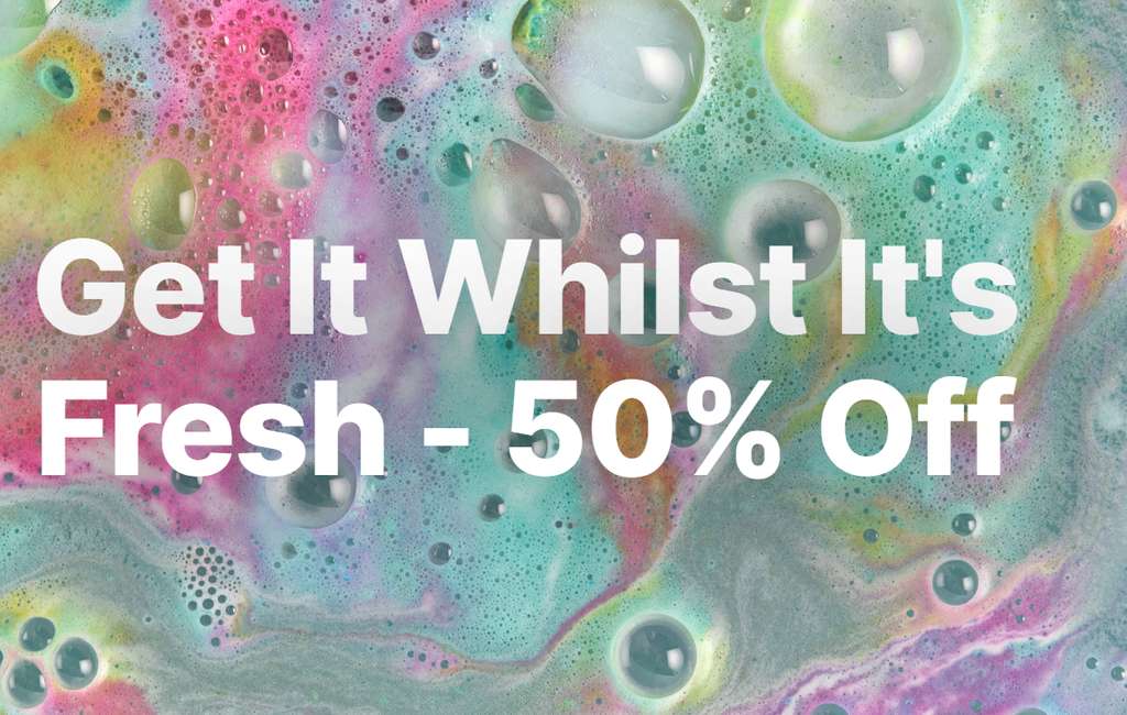 50% off Selected Lush Sale