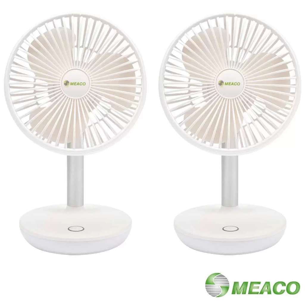 MeacoFan 260c Rechargeable Portable Fan - Twin Pack